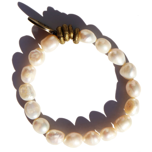 Beaded Pearl Bracelet