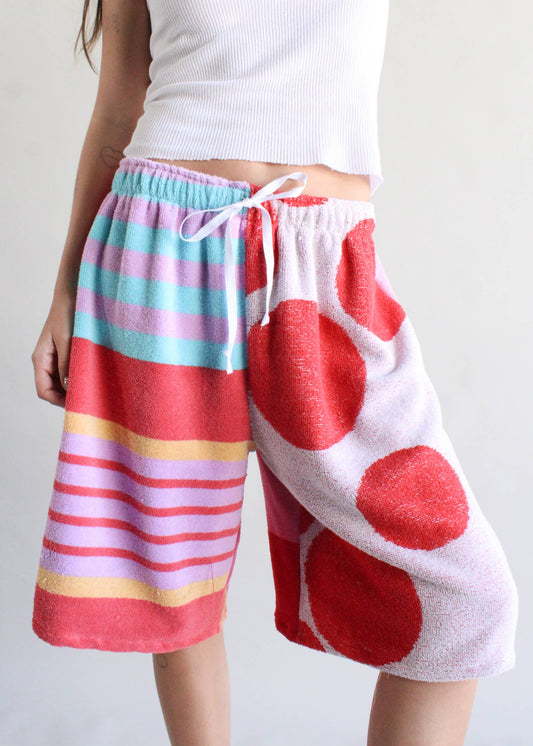 Recycled Unisex Beach Towel Shorts