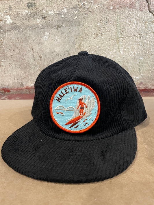 Haleiwa Corduroy hat / Black