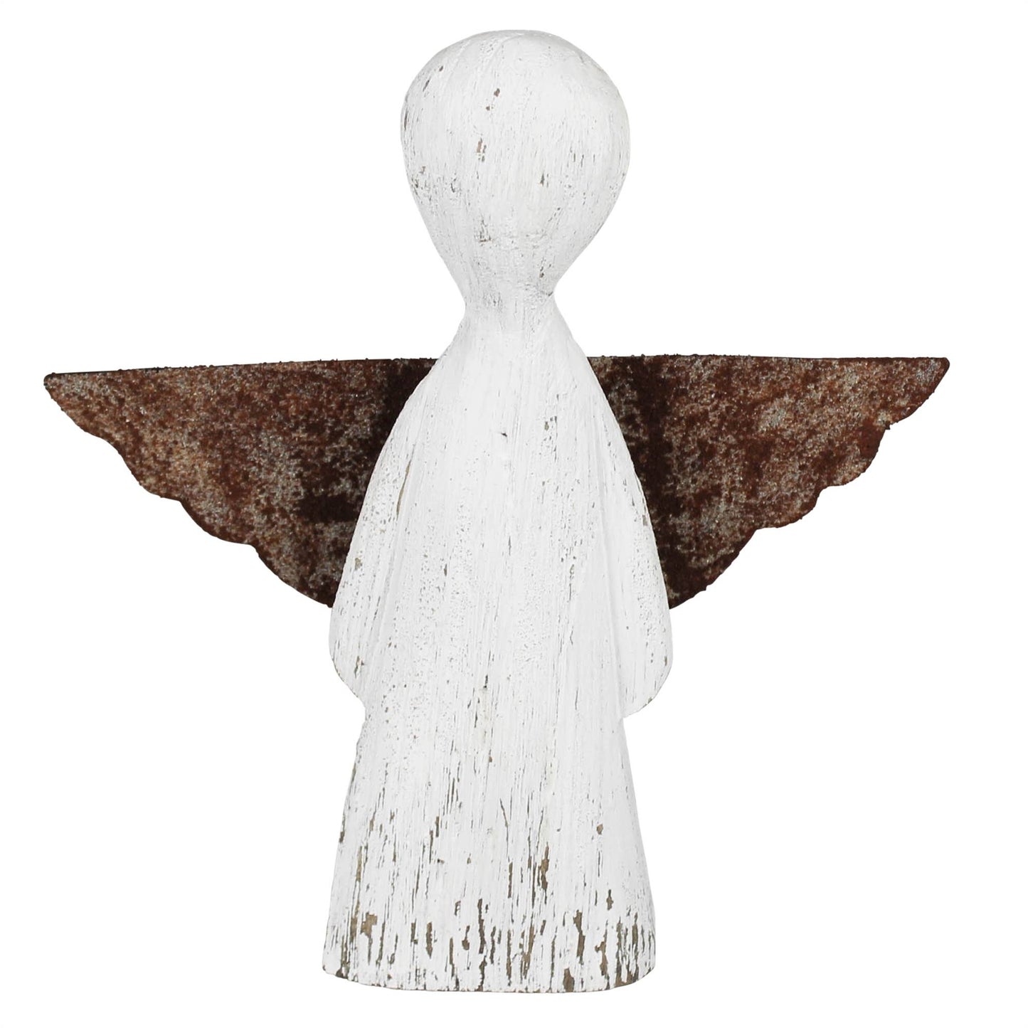 Angel with Rust Wings, Wood