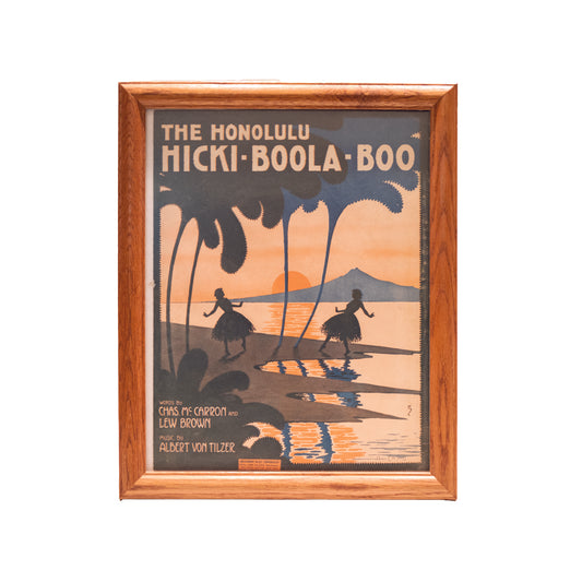 Honolulu hiki boola boo sheet music