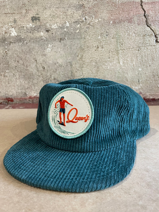 Queens Corduroy hat / Teal