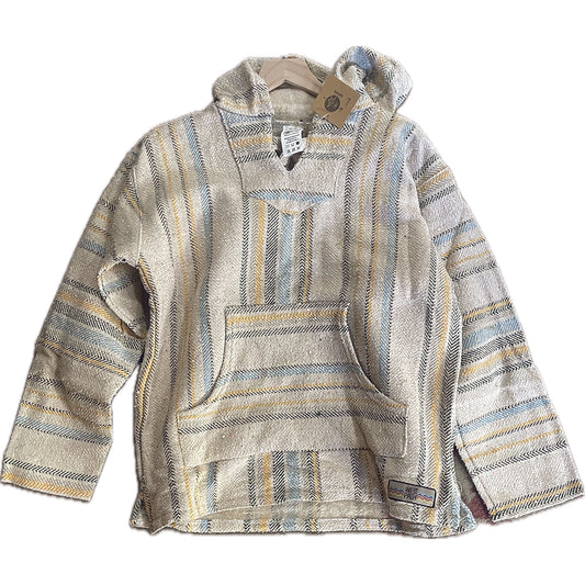 PANCHO 1978 - Soft Hooded Sweater - Grey Blue