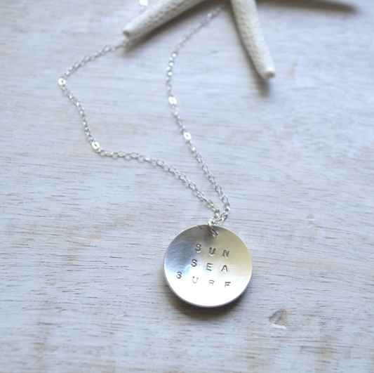 Sun Sea Surf Necklace